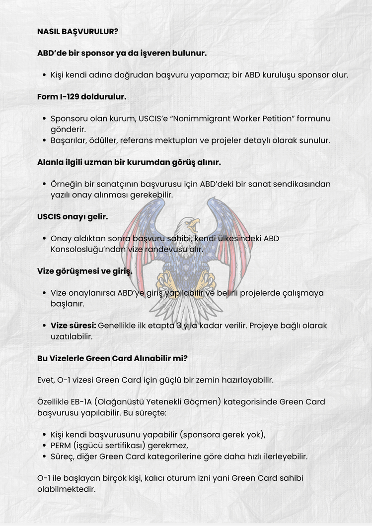 AMERİKA’YA GİDEBİLECEĞİNİZ VE KALABİLECEĞİNİZ YASAL TÜM VİZE TÜRLERİ