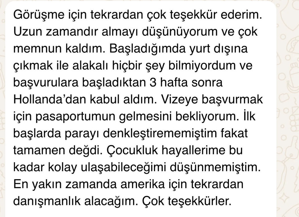BERKE BEKTAŞ İLE DANIŞMANLIK / 60 DAKİKA