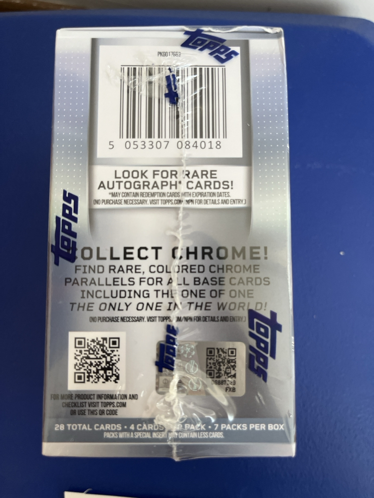 2025-26 Topps Chrome UCC Value Box