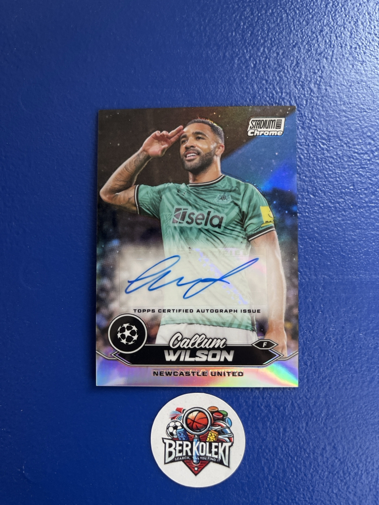 Callum Wilson imzalı kart