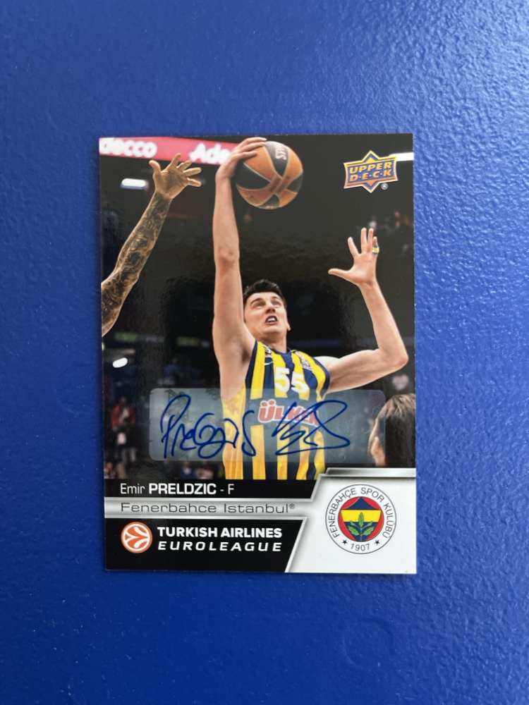 Emir Preldzic Fenerbahçe İmzalı kart