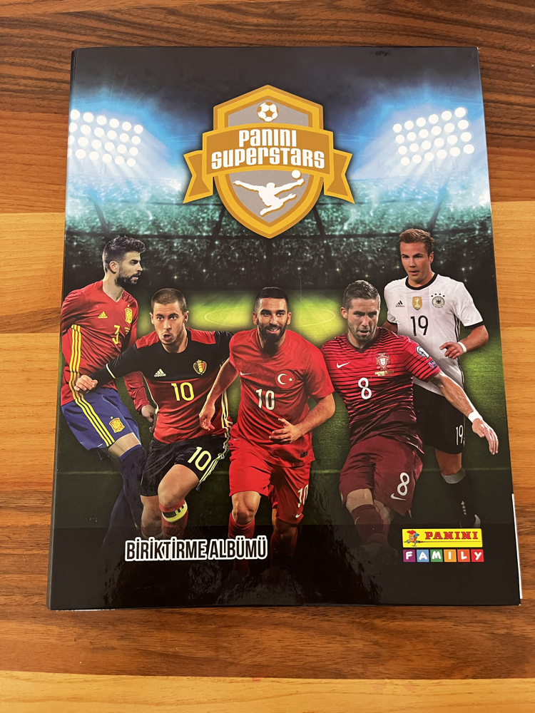 2016 Panini Superstars Full Set Çıkartma Albüm