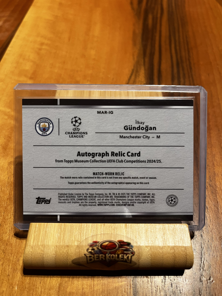 İlkay Gündoğan patch imza /150