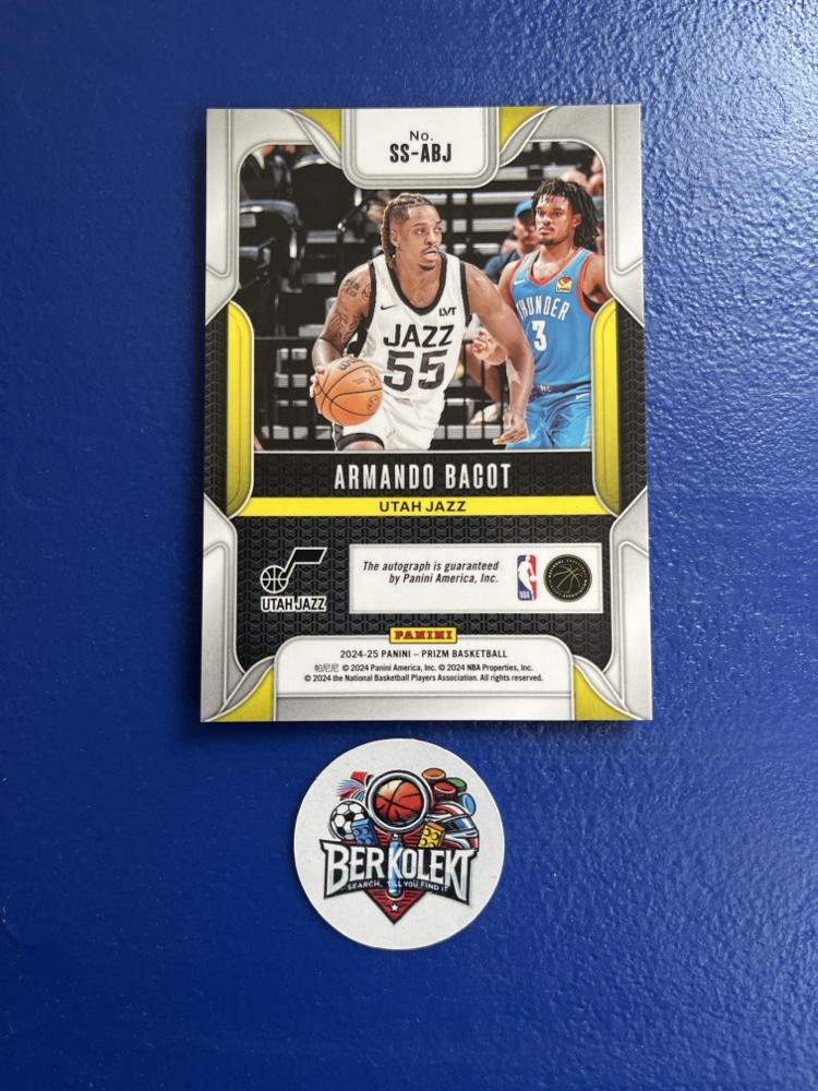 Armando Bacot RC imzalı kart