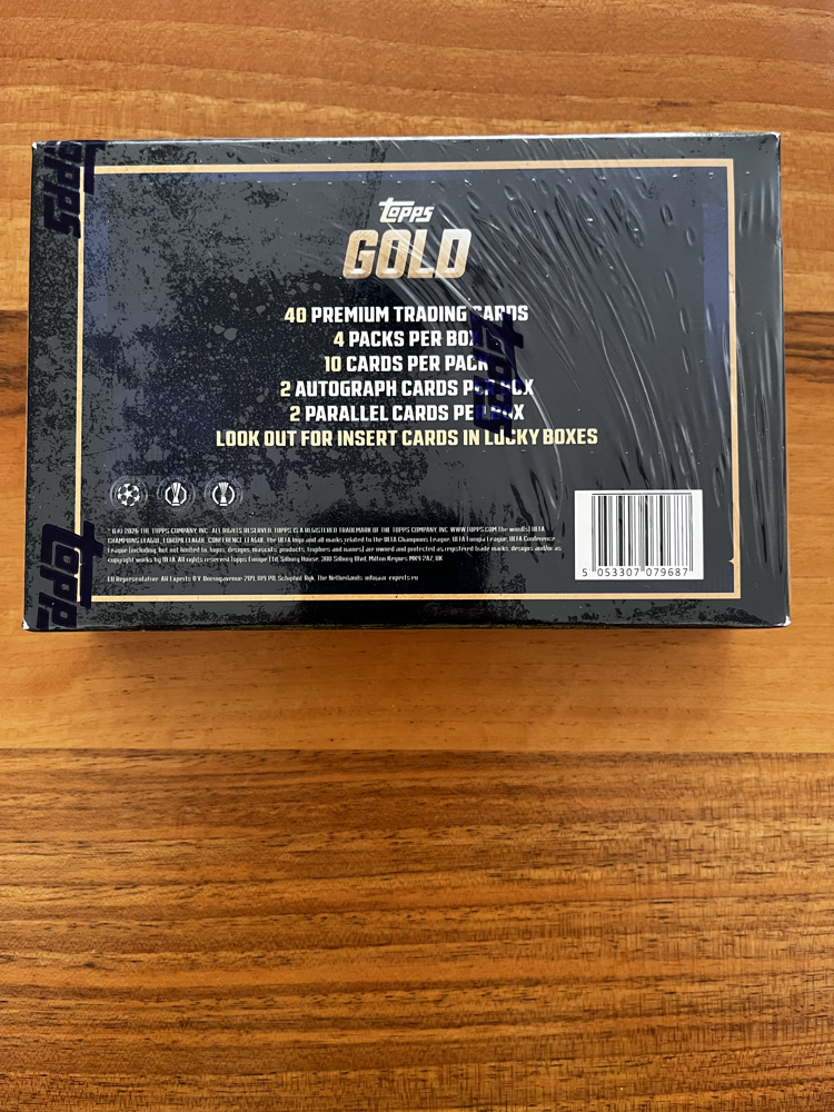 2025-26 Topps Gold UCC Hobby Box