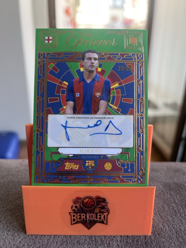 Alberto İmzalı Kart Topps FC