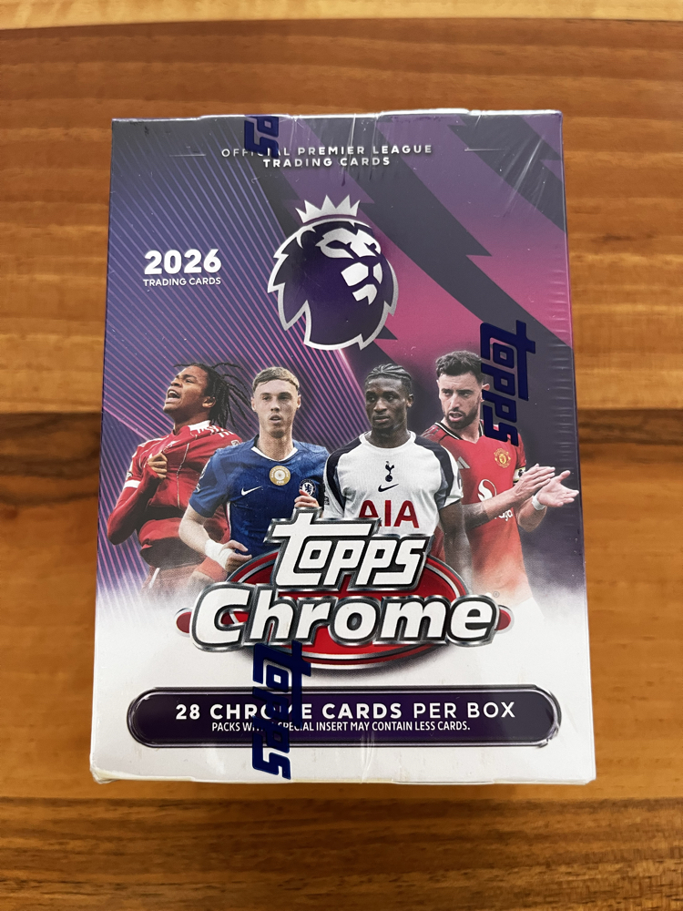 2026 Topps Chrome Premier League Blaster Box