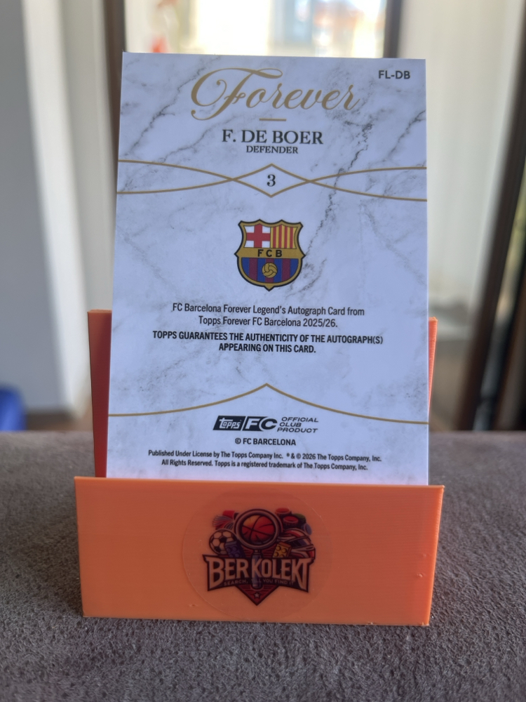 Frank De Boer /99 imzalı kart