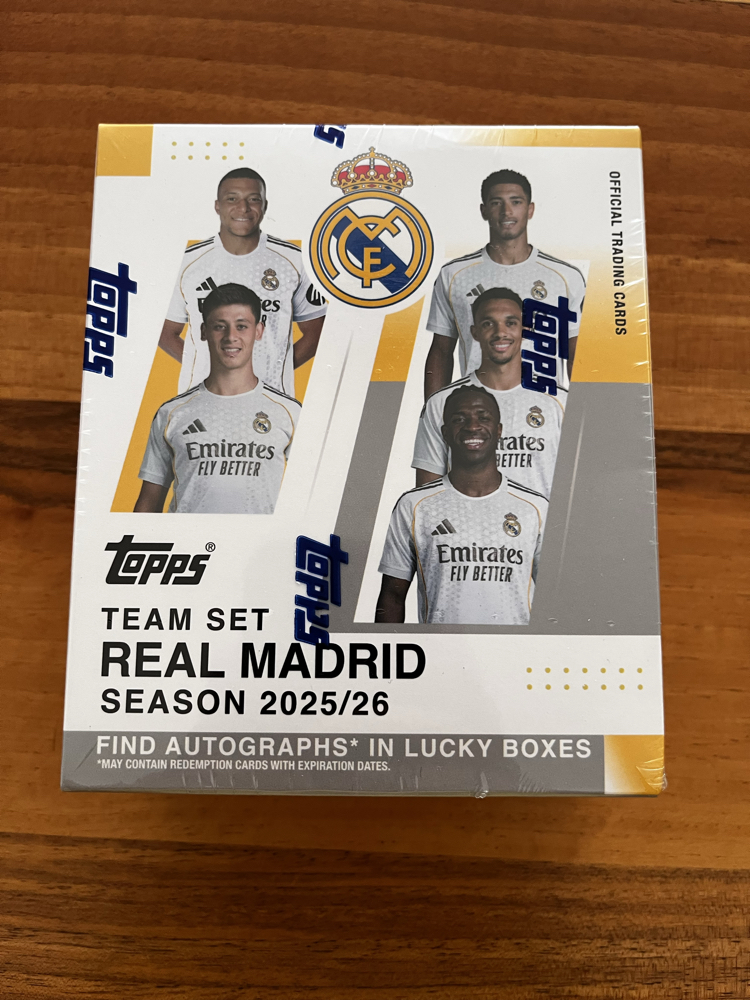 2025-26 Topps Real Madrid Team Set