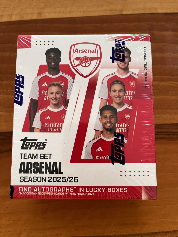 2025-26 Topps Arsenal Team Set