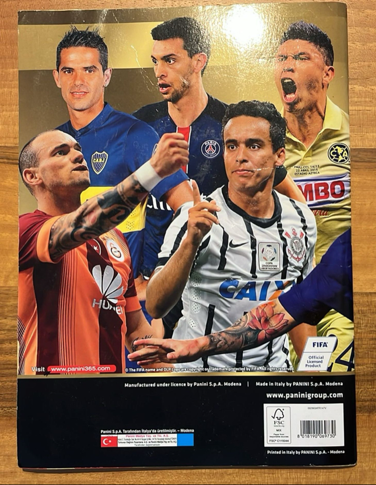 2016 Panini Fifa 365 sticker albümü