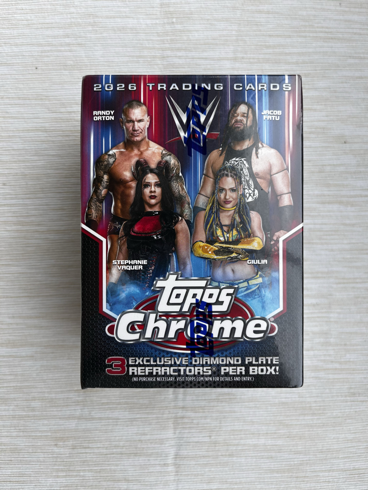 2026 Topps Chrome WWE Blaster Box