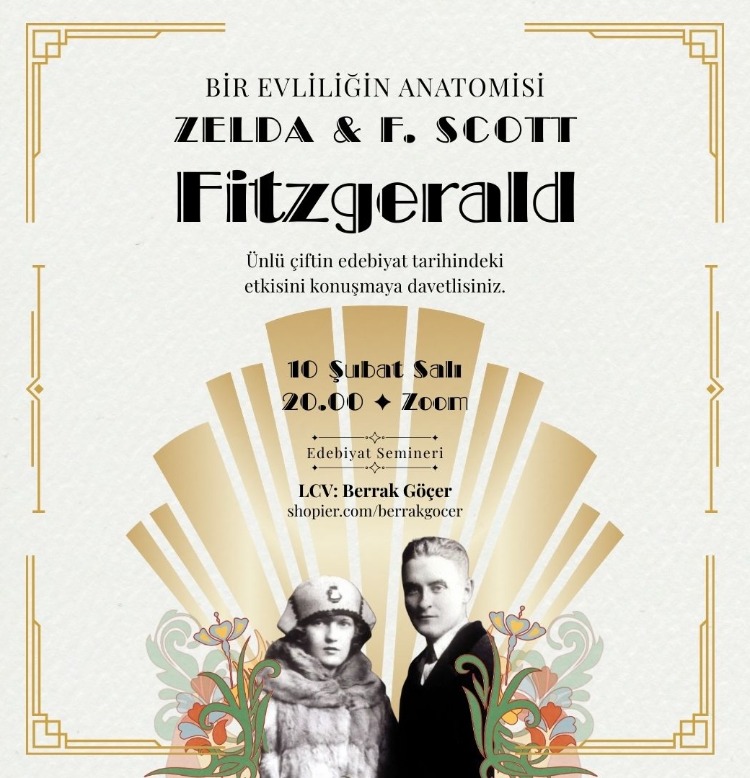 Bir Evliliğin Anatomisi: Zelda ve F. Scott Fitzgerald (Online Seminer)