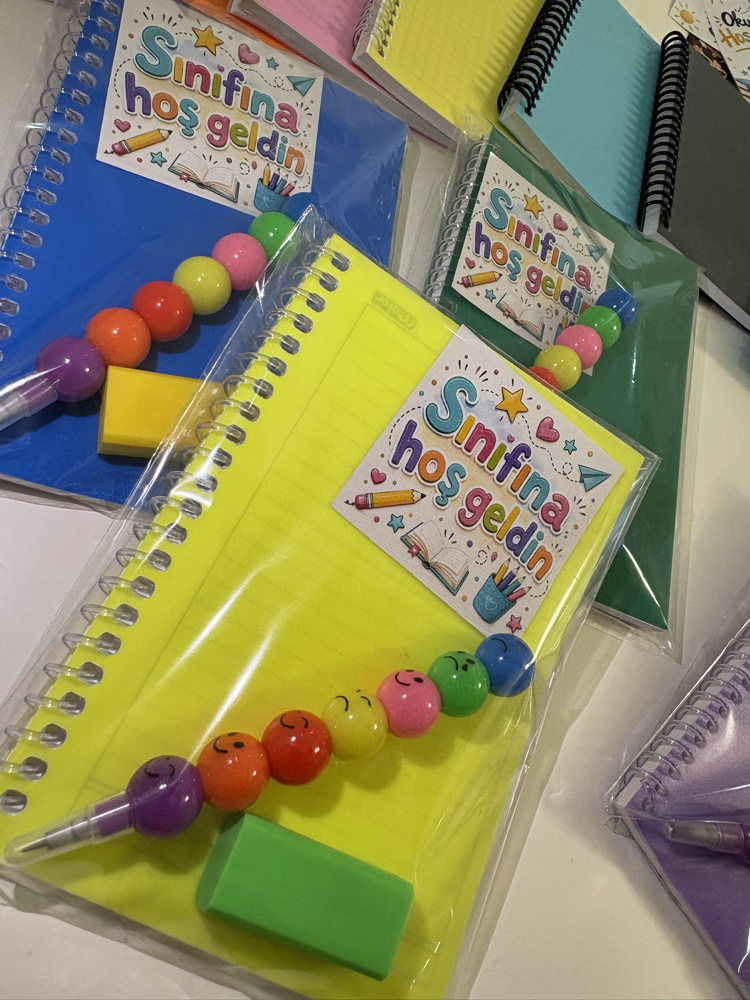 Defter kalem silgi set