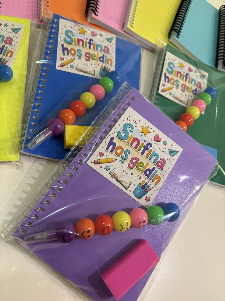 Defter kalem silgi set