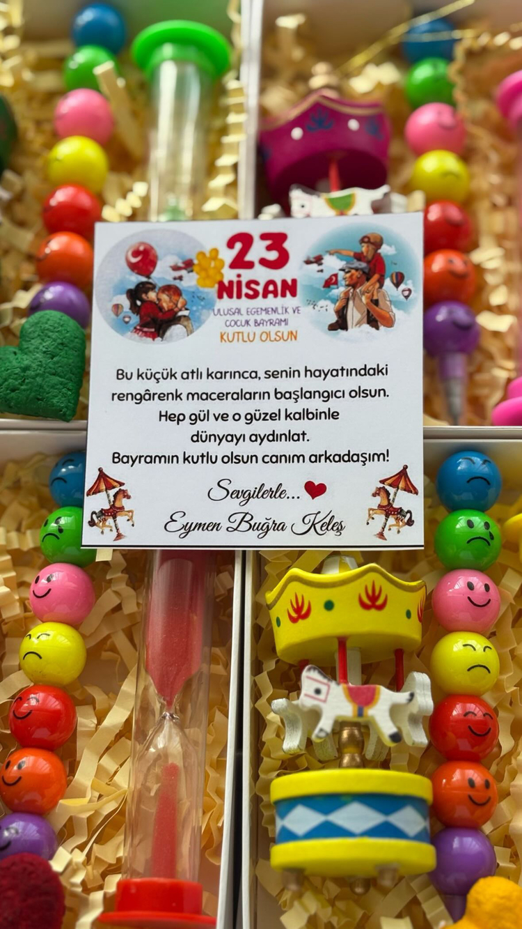 KUTULU Atlı karınca +emojili kalem