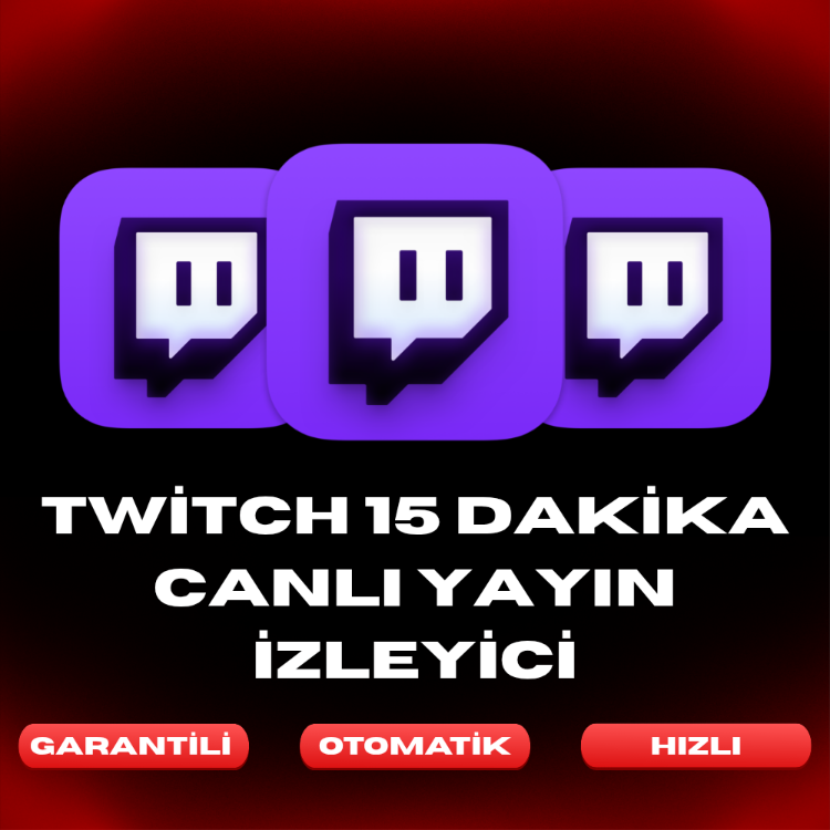 Twitch Canlı Yayın İzleyici | Garantili Tam Otomatik