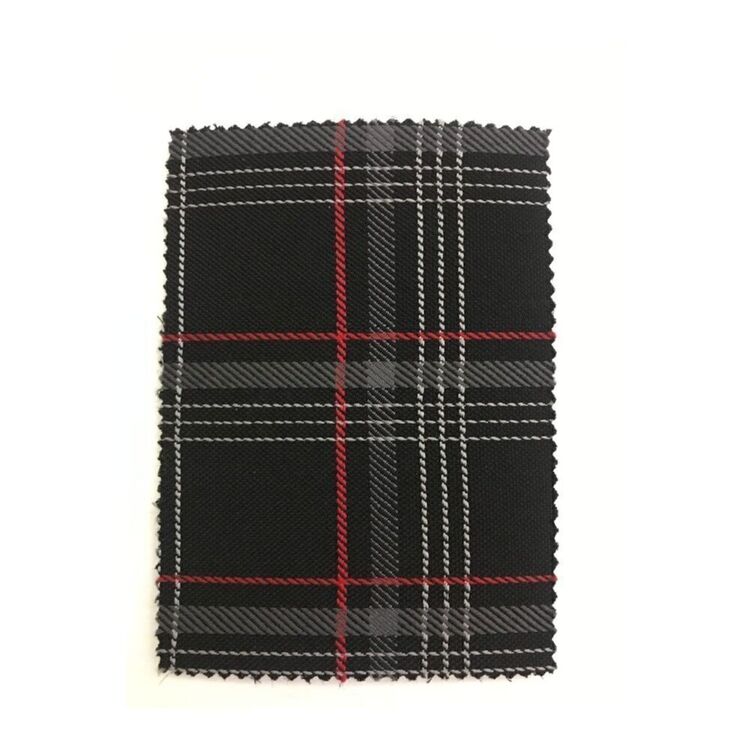Gtı Desen Kırmızı Ekose Oto Döşemelik Kumaş Bir Metre