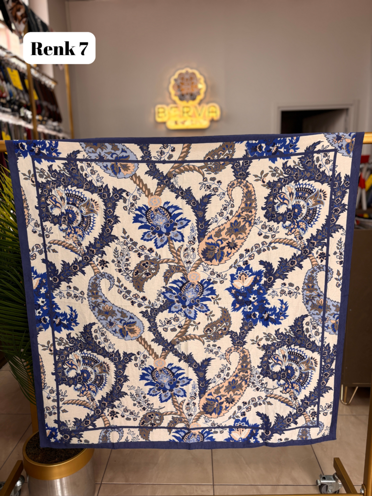 Gala Desen Bambu Kraş Eşarp (8 RENK) 1051