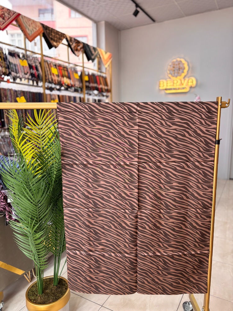 Zebra Desen Jakar Şal (10 RENK) 1025