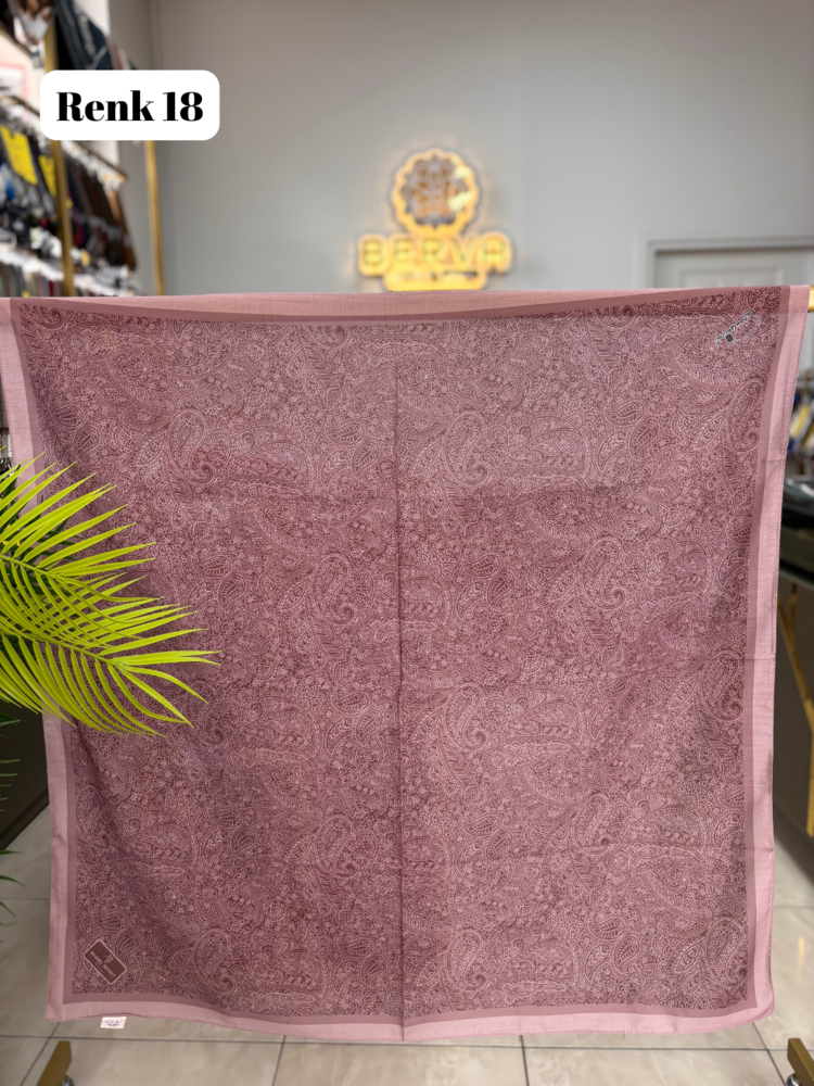 Etnik Desen Soft Eşarp 3 (20 RENK) 1059