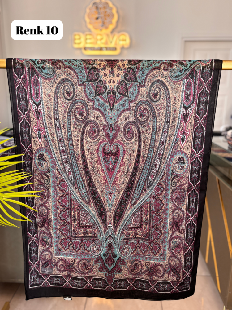 Etnik Desenli Soft Şal 7 (20 RENK) 1063