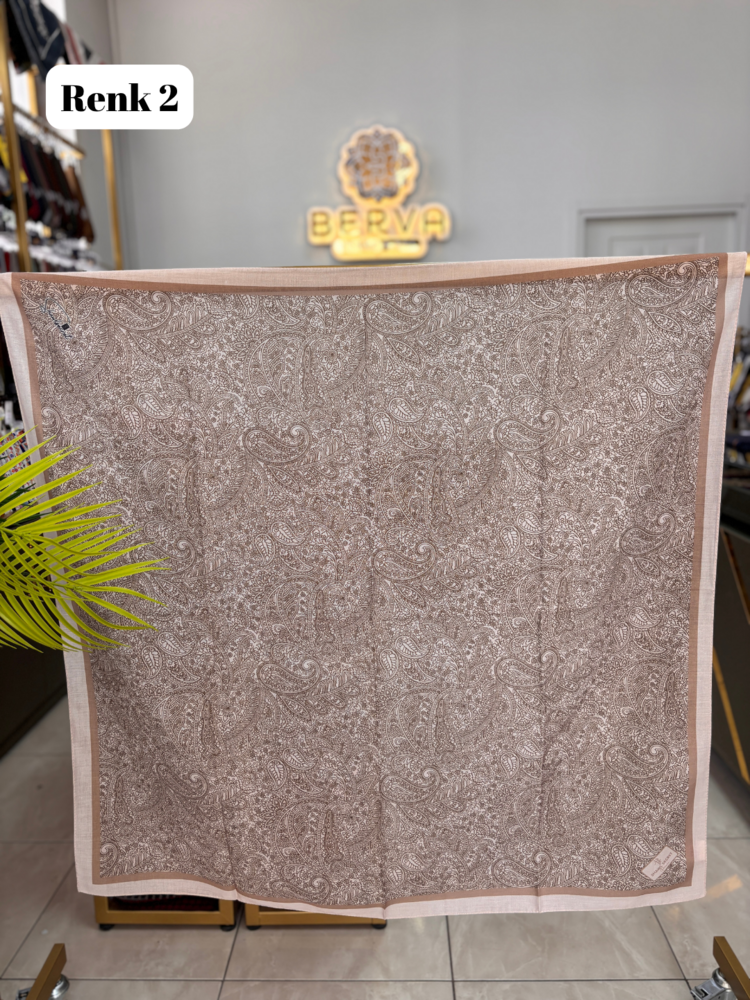 Etnik Desen Soft Eşarp 3 (20 RENK) 1059