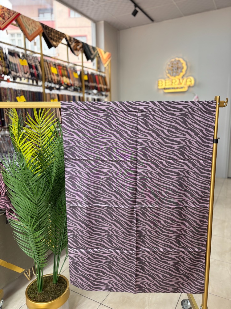 Zebra Desen Jakar Şal (10 RENK) 1025