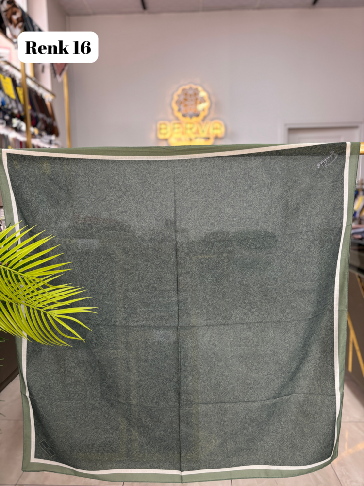 Etnik Desen Soft Eşarp 3 (20 RENK) 1059
