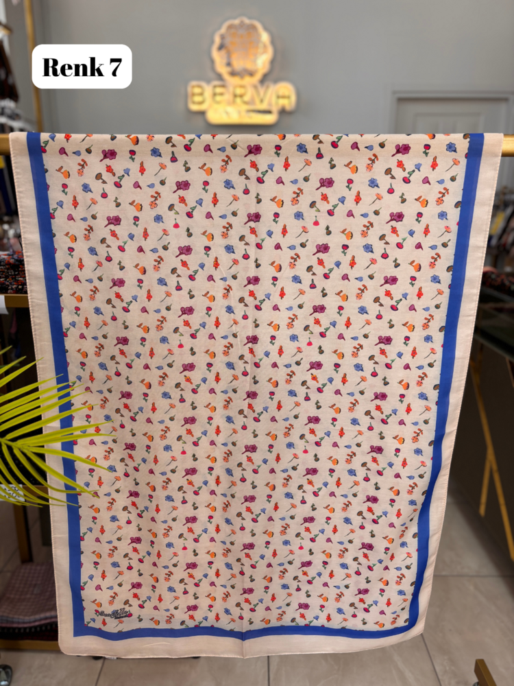 Minik Çiçek Desenli Soft Şal (9 RENK) 1058