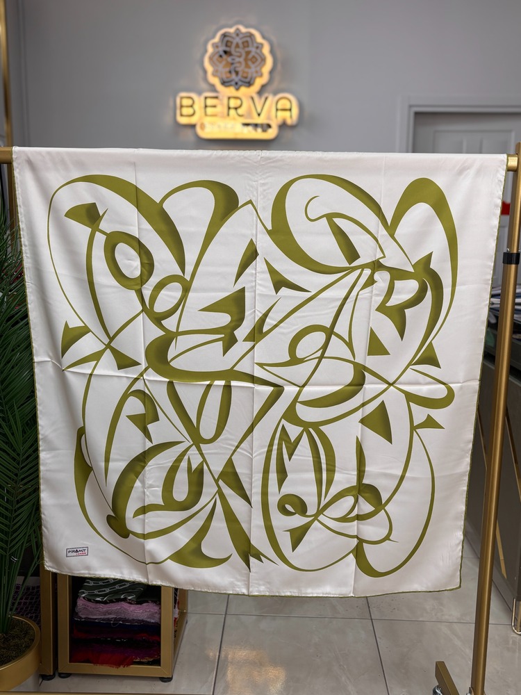 PİRAMİT Çizgili Desen Rayon Eşarp (6 RENK) 1045