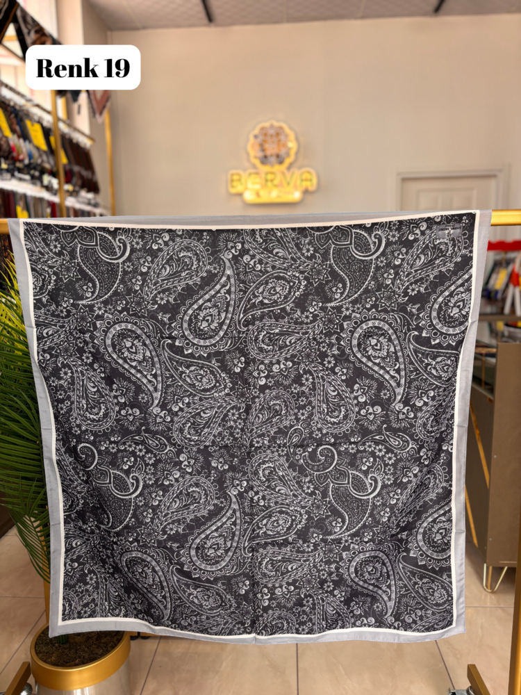 Etnik Desen Soft Eşarp 1 (19 RENK) 1050