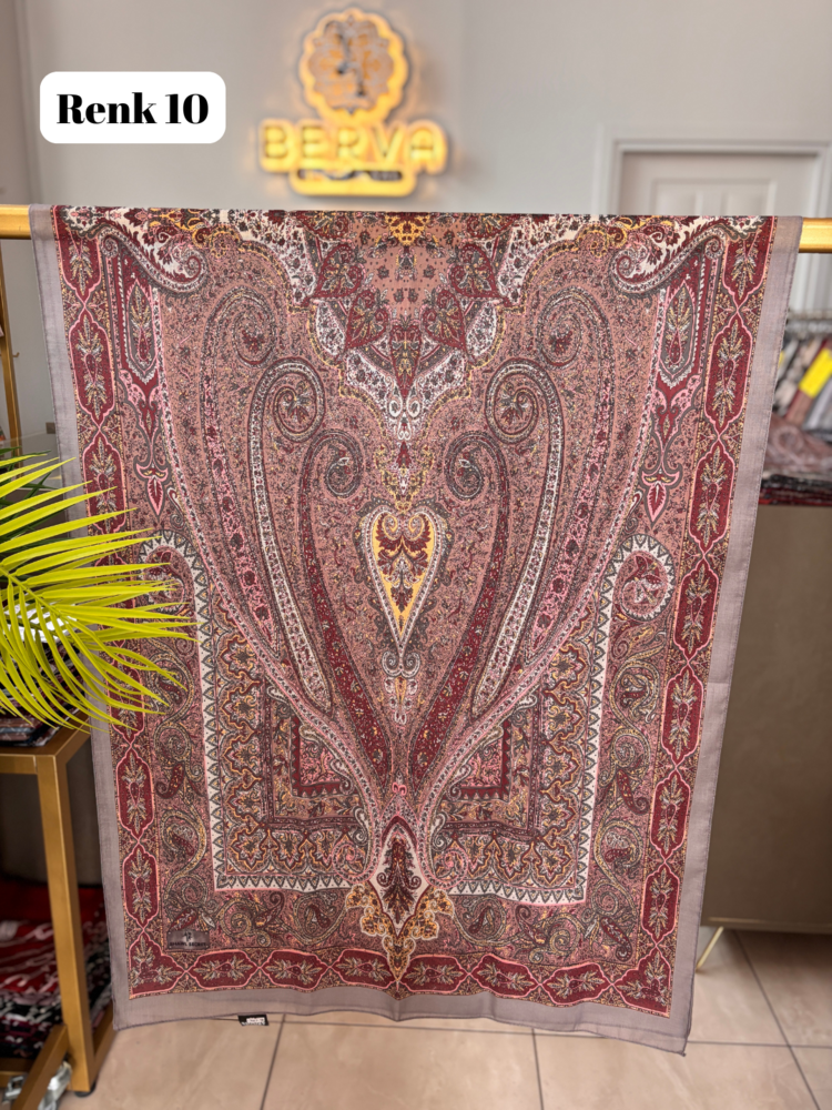 Etnik Desenli Soft Şal 6 (20 RENK) 1061