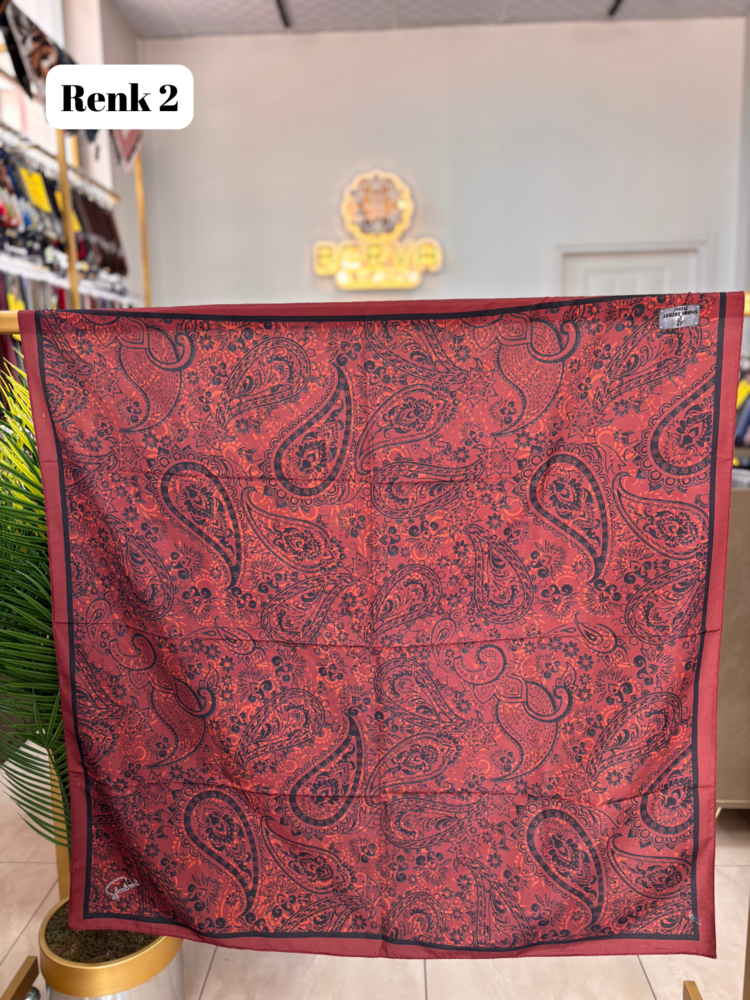 Etnik Desen Soft Eşarp 1 (19 RENK) 1050