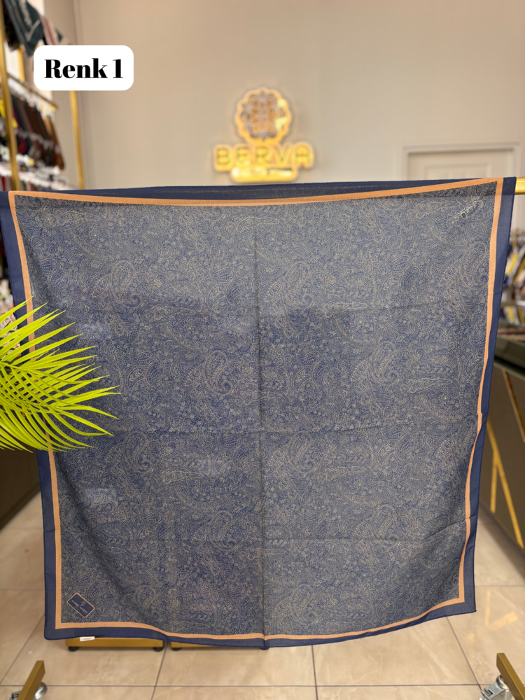 Etnik Desen Soft Eşarp 3 (20 RENK) 1059