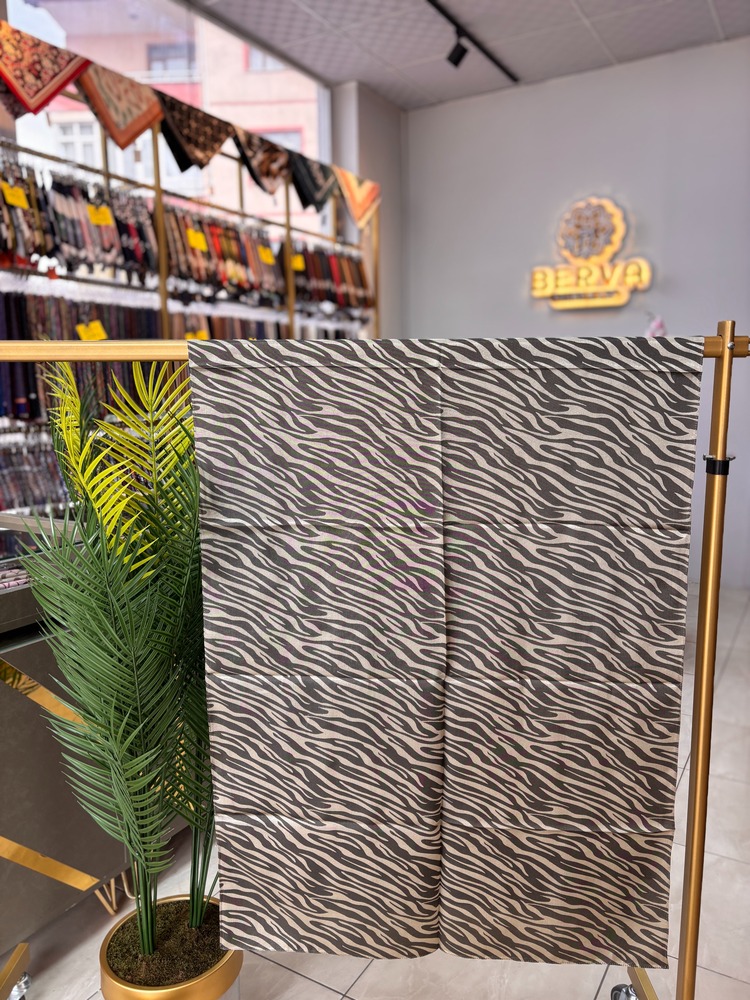Zebra Desen Jakar Şal (10 RENK) 1025