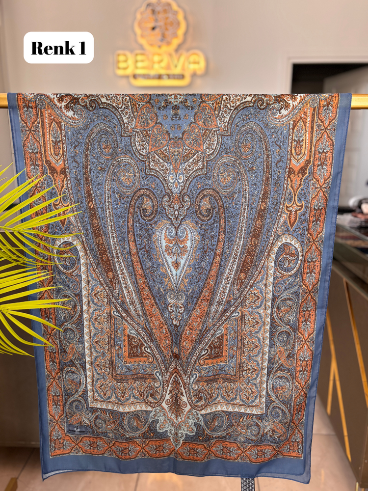 Etnik Desenli Soft Şal 7 (20 RENK) 1063