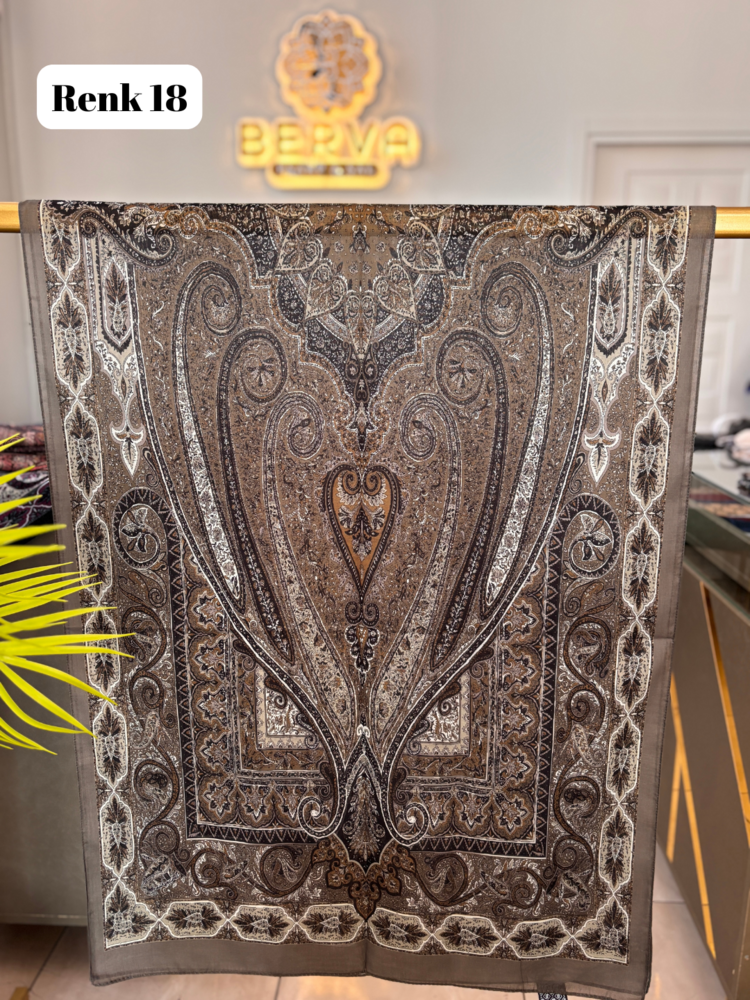 Etnik Desenli Soft Şal 7 (20 RENK) 1063