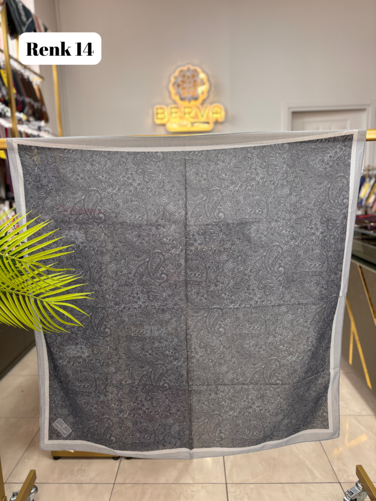 Etnik Desen Soft Eşarp 3 (20 RENK) 1059