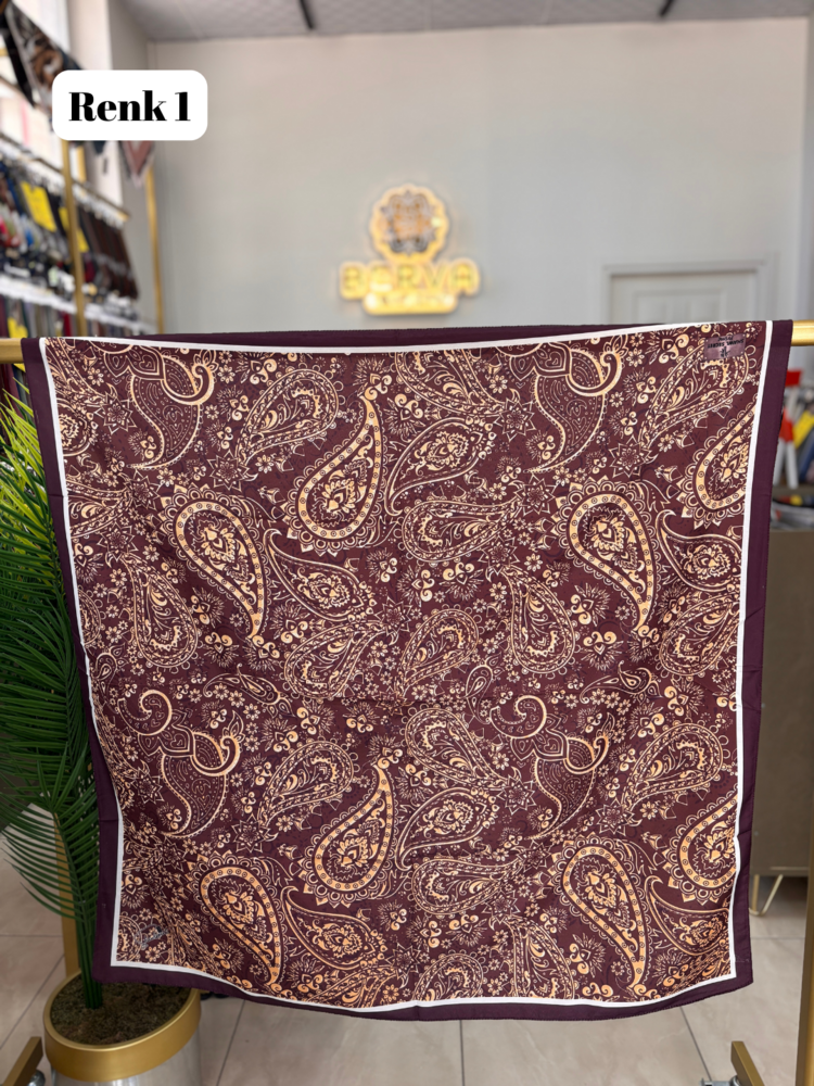 Etnik Desen Soft Eşarp 1 (19 RENK) 1050