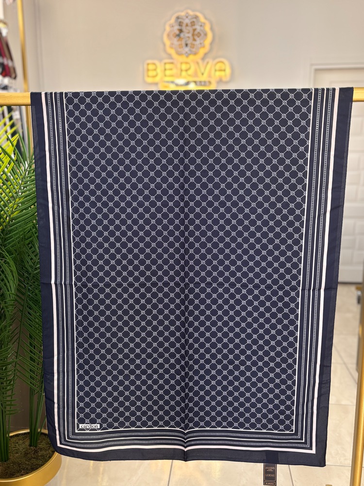 CARDİON Monogram Diji Medine İpeği Şal (11 RENK) 1036