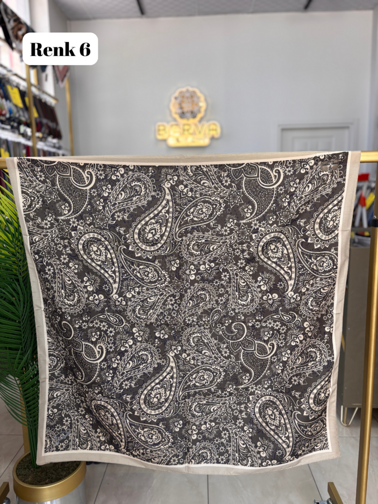 Etnik Desen Soft Eşarp 1 (19 RENK) 1050