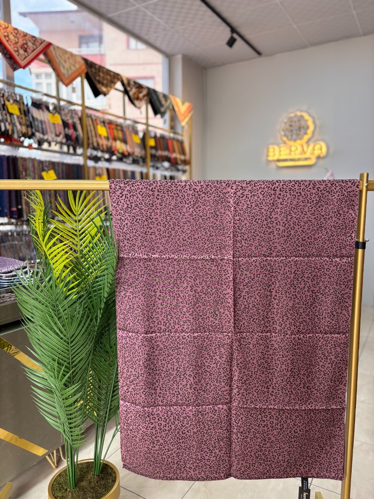 Leopar Desen Jakar Şal (10 RENK) 1023