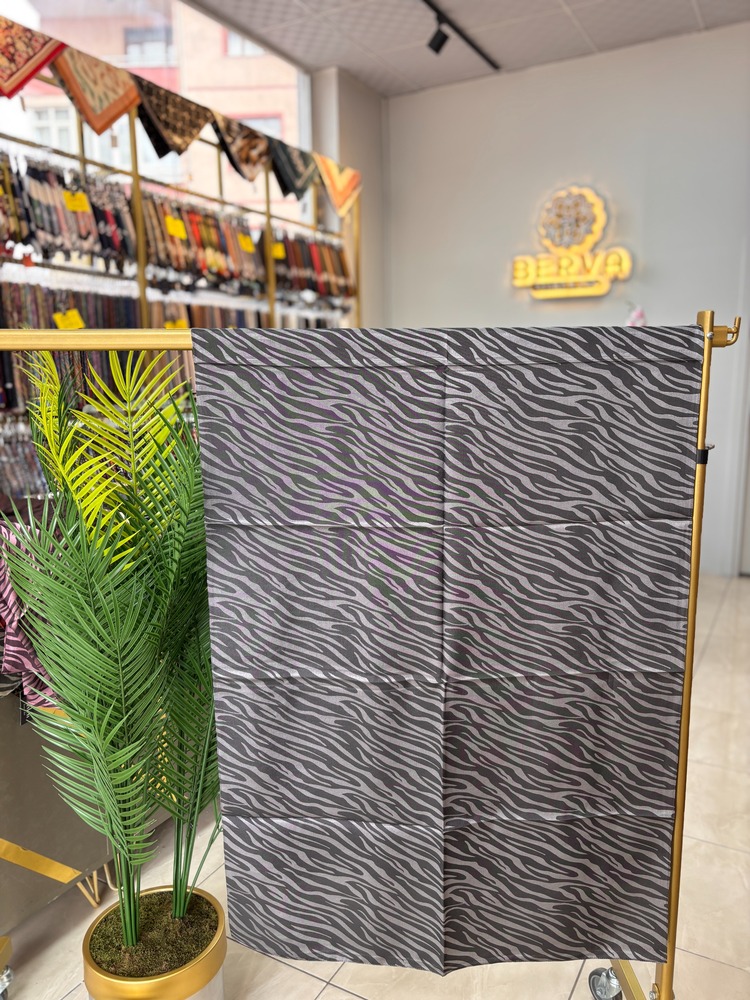 Zebra Desen Jakar Şal (10 RENK) 1025