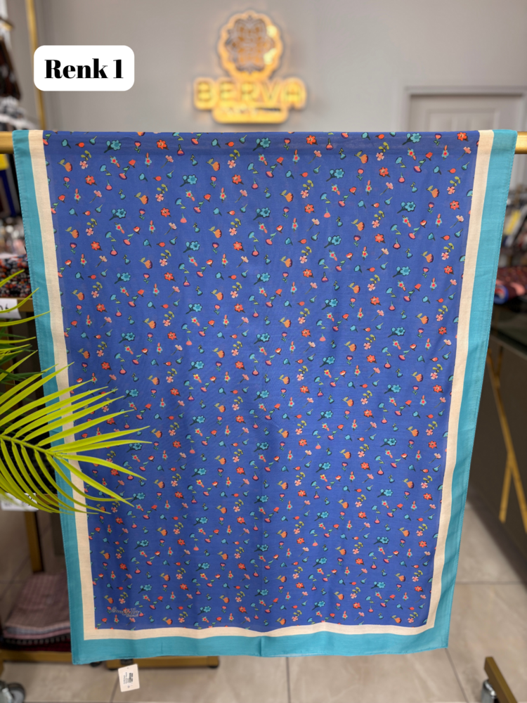 Minik Çiçek Desenli Soft Şal (9 RENK) 1058