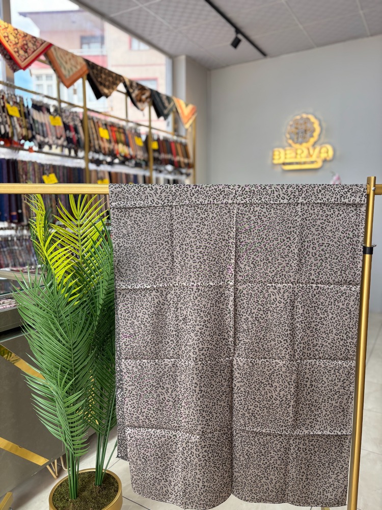 Leopar Desen Jakar Şal (10 RENK) 1023