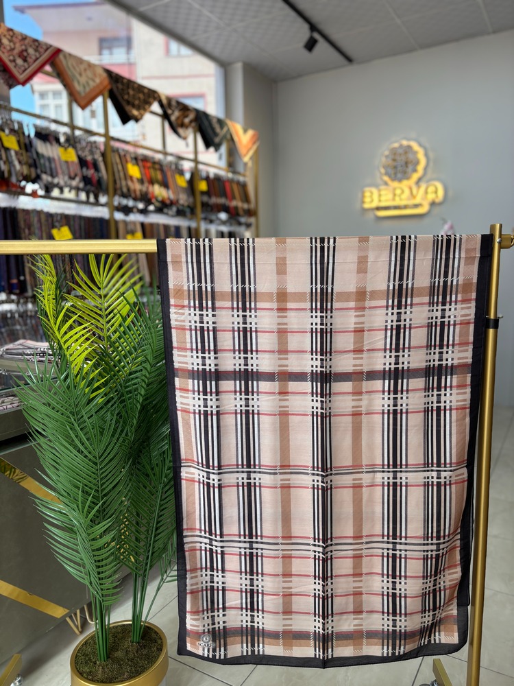 Ekose Desen Soft Şal (4 RENK) 1022