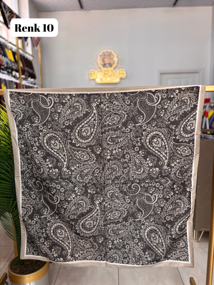 Etnik Desen Soft Eşarp 1 (19 RENK) 1050