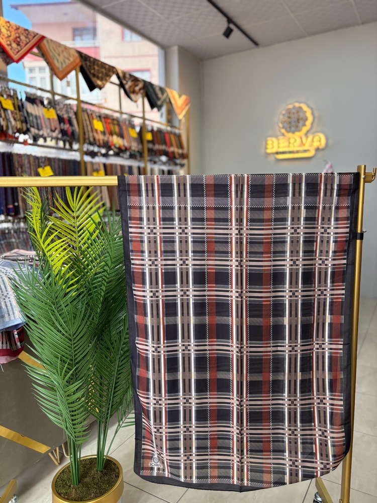 Ekose Desen Soft Şal (4 RENK) 1022