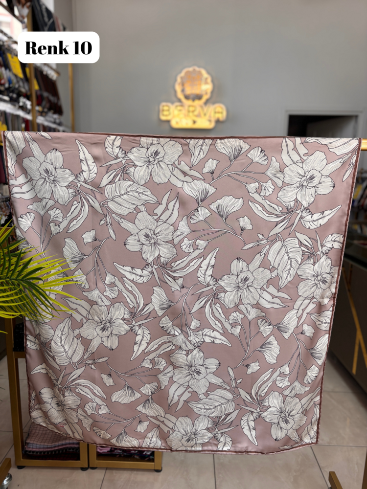 PİRAMİT Hatmi Çiçek Desen Rayon Eşarp (12 RENK) 1056